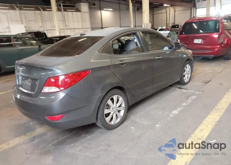 2013 Hyundai Accent Gls from USA, damaged, VIN KMHCU4AE3DU315551